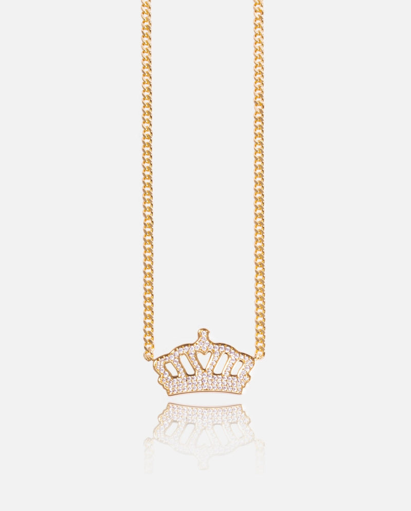 Crown Necklace - Gold - Cernucci