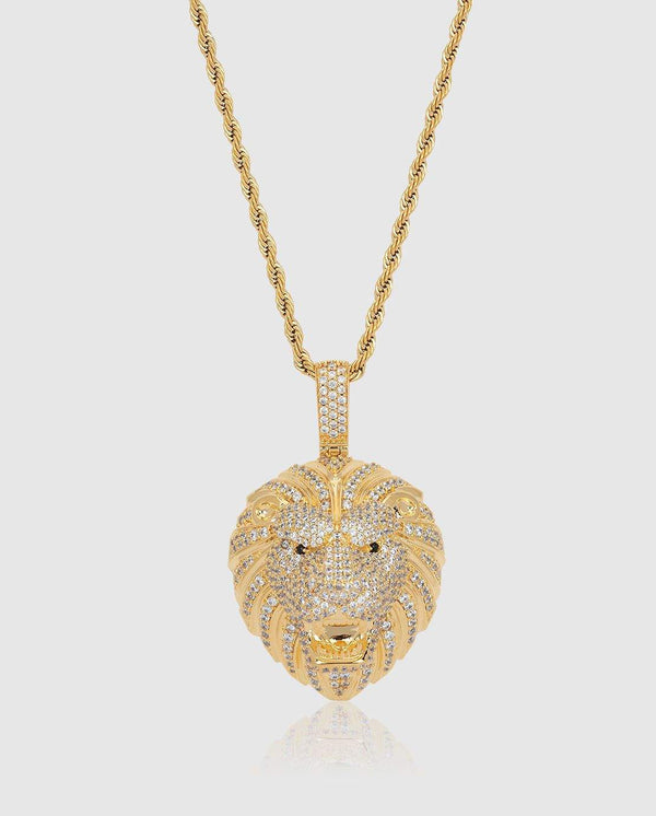 Iced Lion Pendant - Cernucci